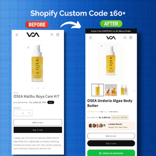 (160+ Shopify CRO codes) with FREE Gift 100000+ AI reels, paid Shopify theme, and Canva templates