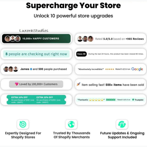 (160+ Shopify CRO codes) with FREE Gift 100000+ AI reels, paid Shopify theme, and Canva templates